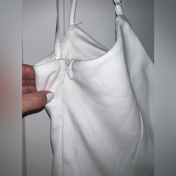 Lulu's Elegant White Midi Dress - Picture 7 of 14